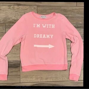 Wildfox Pink 'I'm With Dreamy' Sweater
